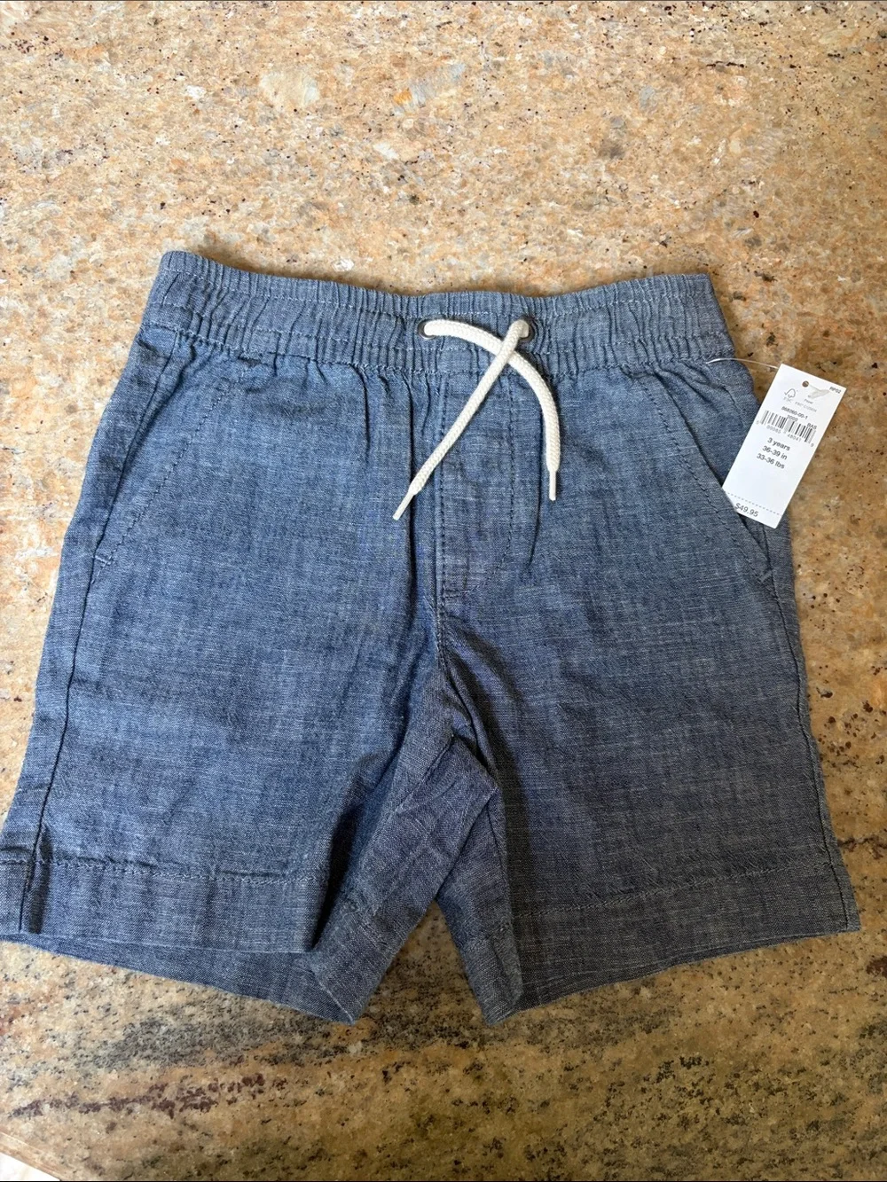GAP Blue Drawstring Casual Kids Shorts